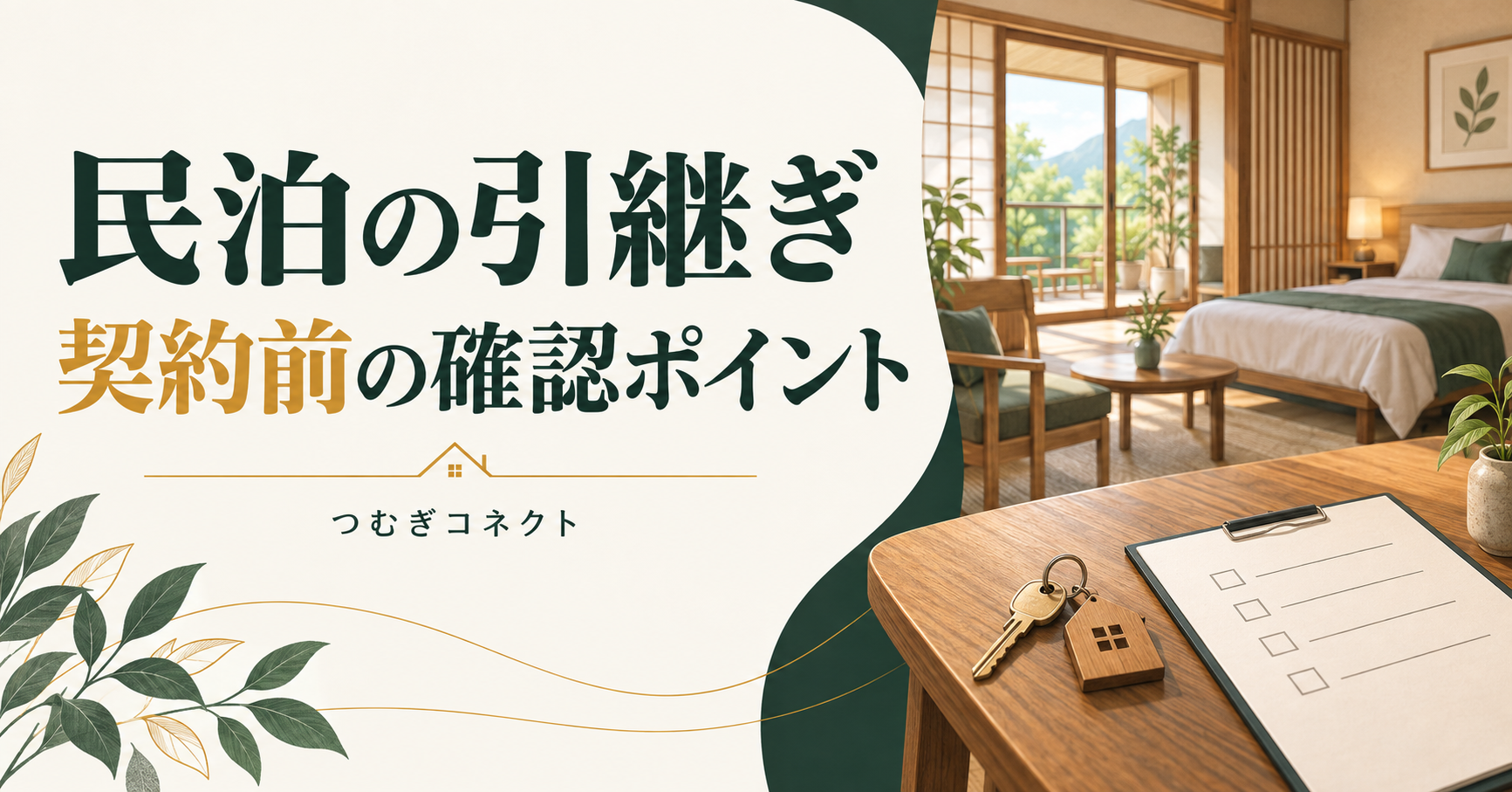 民泊の事業譲渡・引継ぎで確認する7項目｜契約前のチェックリスト